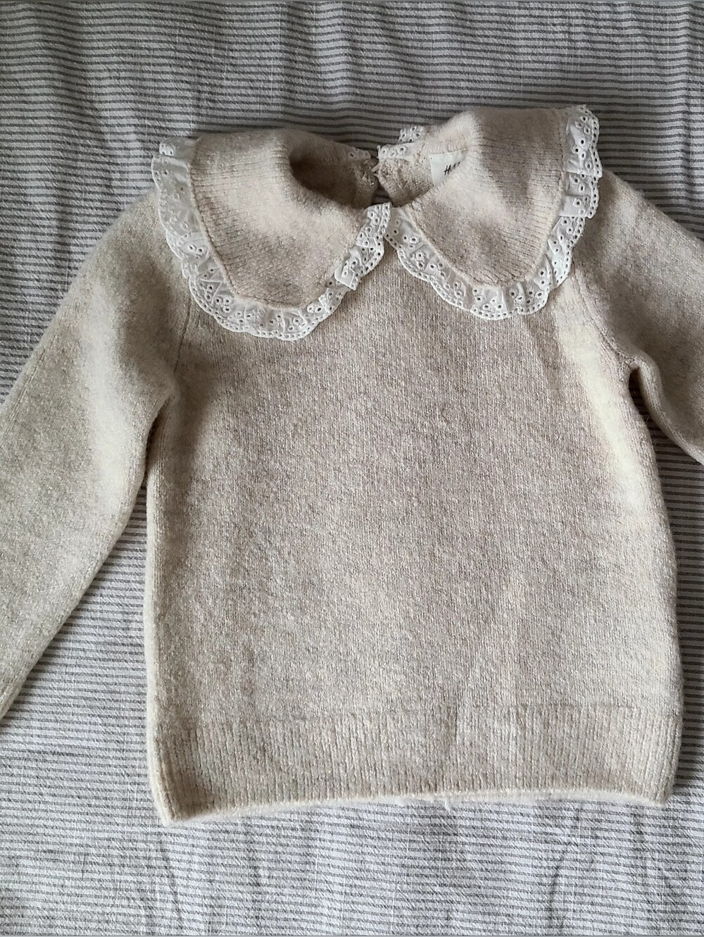H&M baby Peter Pan Collar Sweater🤎